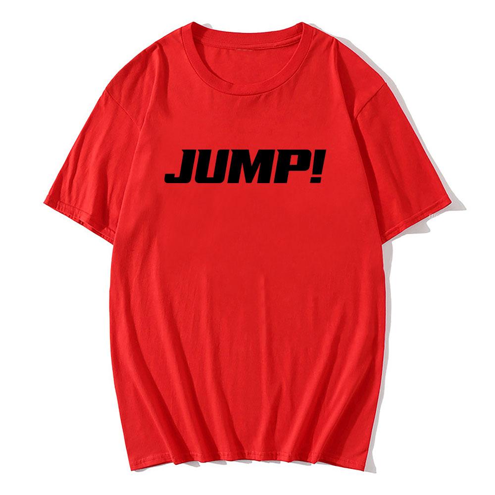 Jump Single Graphic 2025 T-shirt Band and Pink Korean Girls' Band Tshirts Fashion Short Sleeve T Shirt Women Clothing
