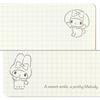 Sanrio My Melody Ring Calm Color Stationery 14 x x 502863 Notebook, Series, Character, 1.5 18.2 cm,