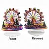 Ferris Wheel Ornament 2D Acrylic Decoration New Year Christmas Navidad Decor For Thanksgiving Birthday Offices Home Room Door