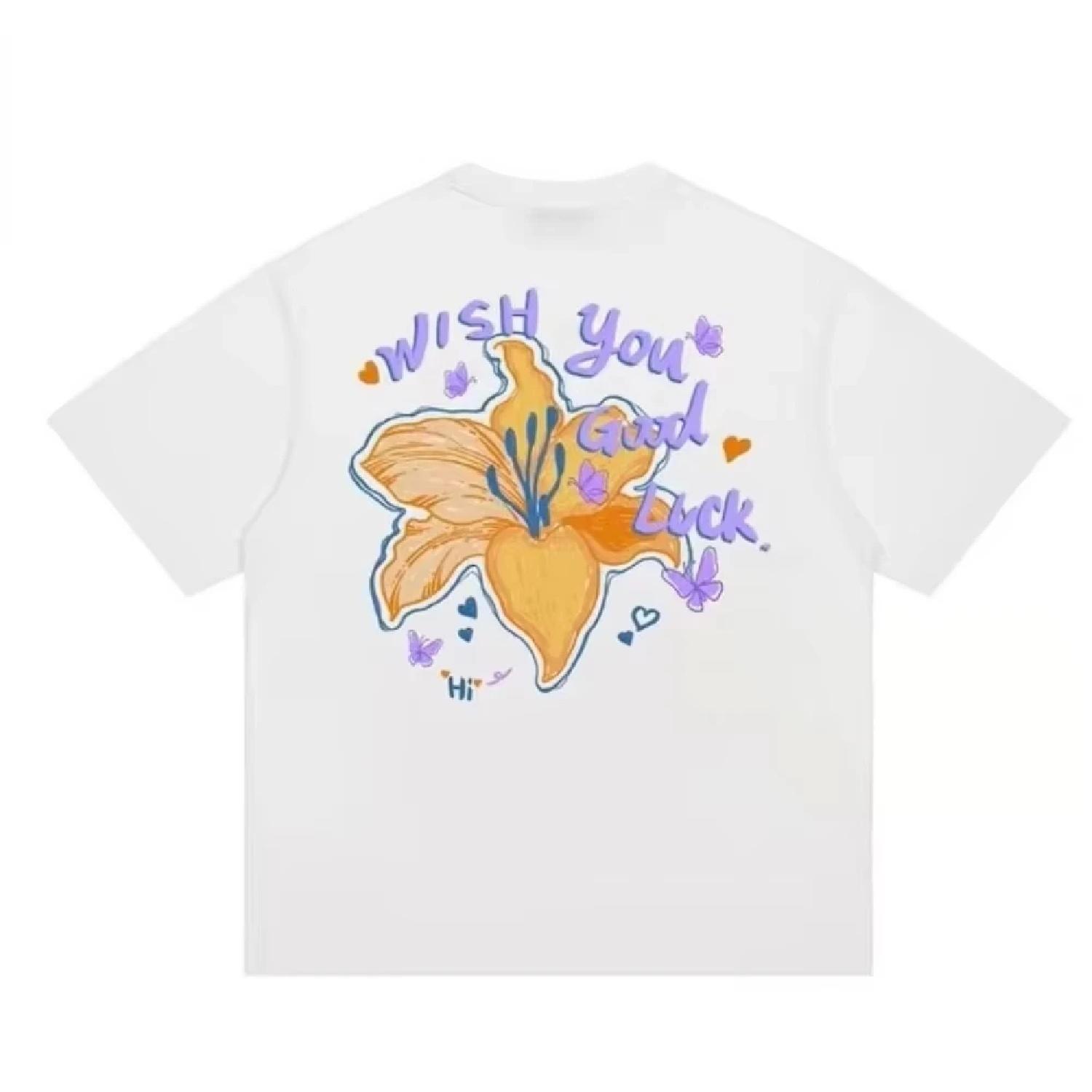 2025 Summer clothes Fashion Trend Letter Printed Loose Children s Clothing High Quality Cotton Short-sleeved Mens T shirt Tops XXXXXL белый 1670₽