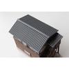 [TNF] Roof Tiles, 2.4 X 3.6cm, Overall Size 27cm X 21cm, 2 Pieces, for Architectural Models, Dioramas, and Structures (1/87 Scale)