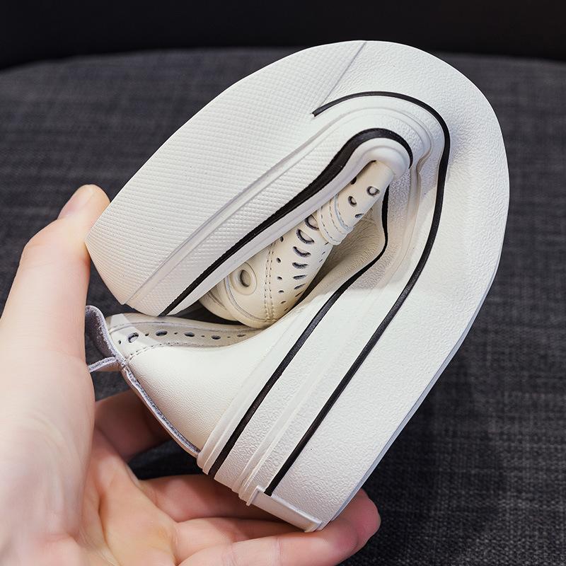 Loafers Women's Little White Shoes 2025 New Autumn Lazy Shoes Low-top Platform Casual Sports Board Shoes Fashion Single Shoes