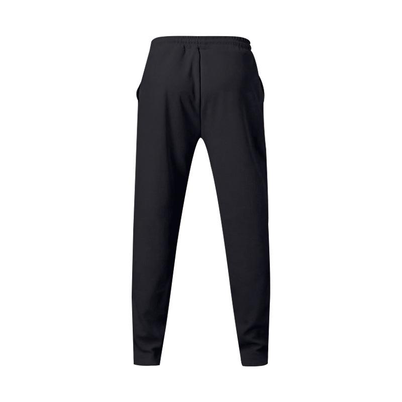 2024 Men's Waffle Casual Pants: Trendy Toothpick Stripe, Comfortable Straight-Fit for Spring & Autumn