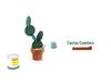 Creative DIY Cactus Coaster: Non-Slip Insulation Tea Mat & Multifunctional Desktop Ornament