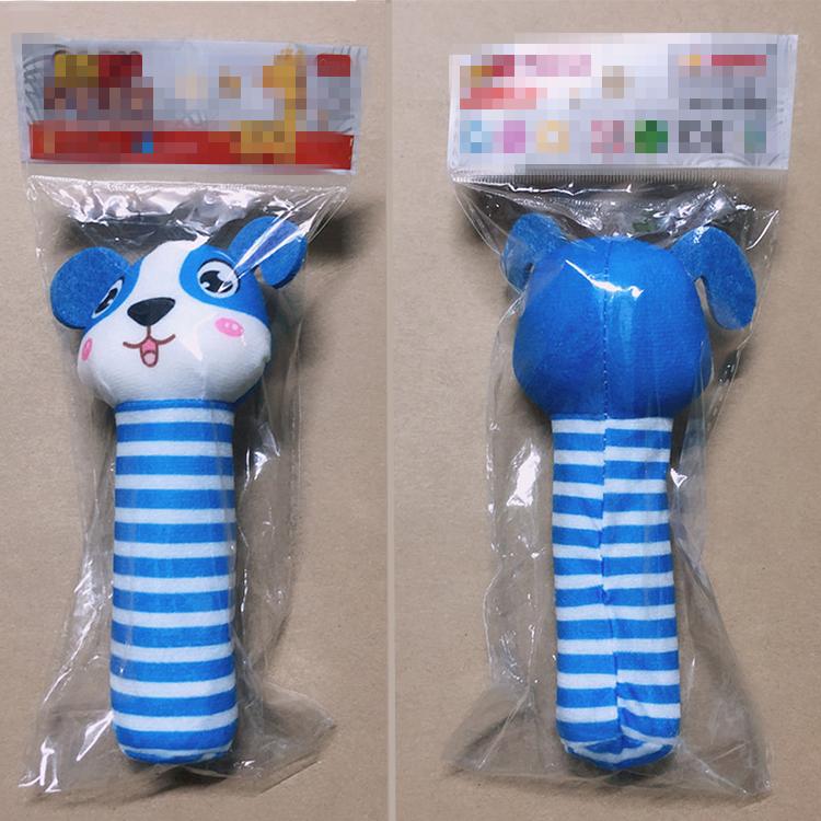 Baby Toy Plush Rattle Animal Stuffed Stick Rattle