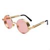 Fashion Steampunk Vintage Round Sunglasses Metal Circle Goggles , Protecting Your Eyes from