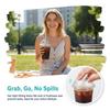 10Pcs Disposable Clear Plastic Cups With Lid Or 100 Straws For Fruit Juice Milk Tea Iced Coffee Cold Drinks Takeaway Party Use