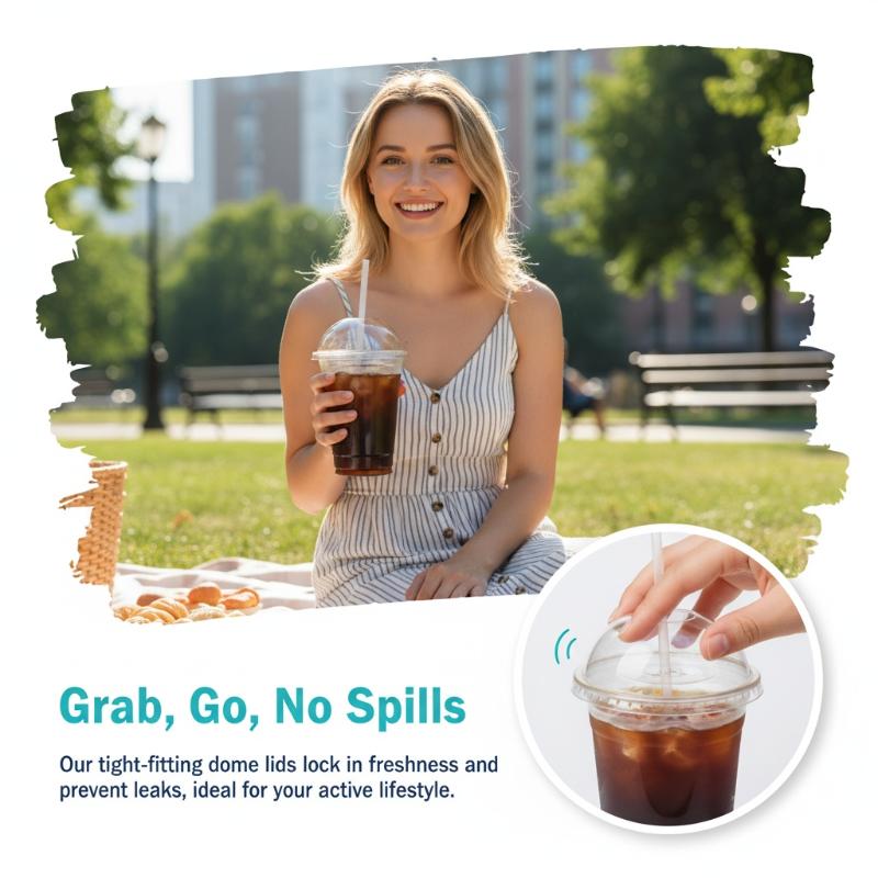 10Pcs Disposable Clear Plastic Cups With Lid Or 100 Straws For Fruit Juice Milk Tea Iced Coffee Cold Drinks Takeaway Party Use