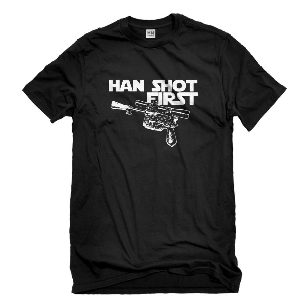 Mens Han Shot First Short Sleeve T-shirt Unisex T-Shirt M