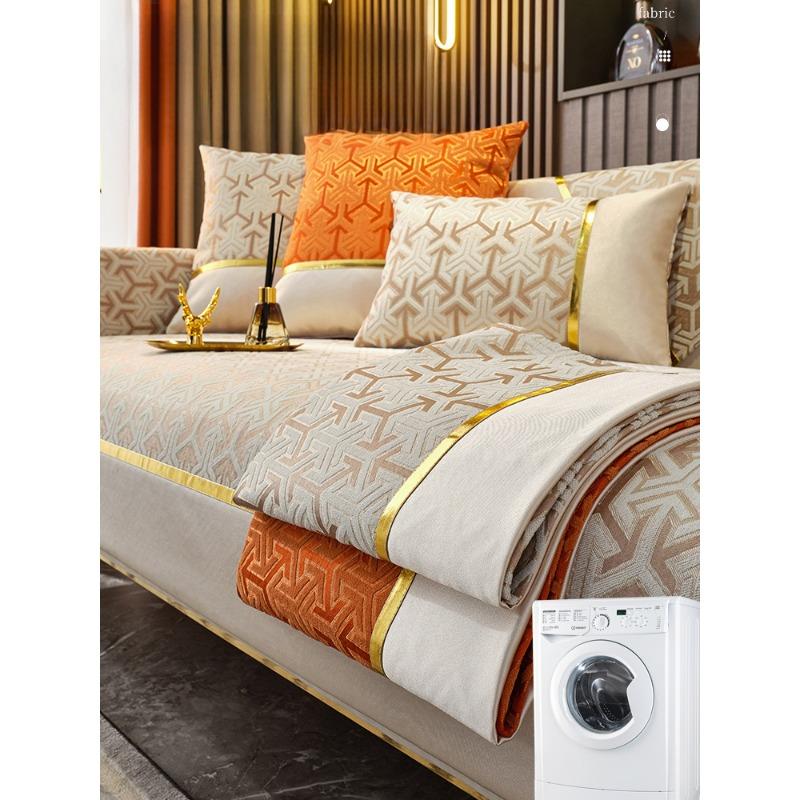 Light Luxury Chenille Sofa Cushion Non-Slip Simple Modern Sofa Cushion Four Seasons Universal Cloth Liner Thickened