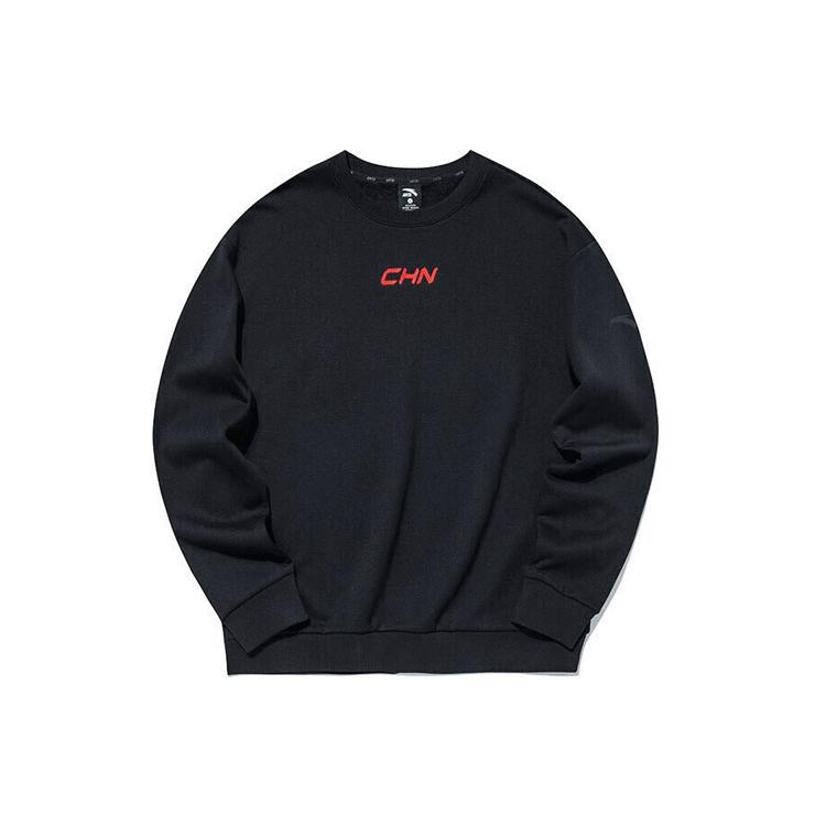 Anta Comprehensive Training Collection Sports Lifestyle Collection Sweatshirt Men s Black 952137742-2 XL