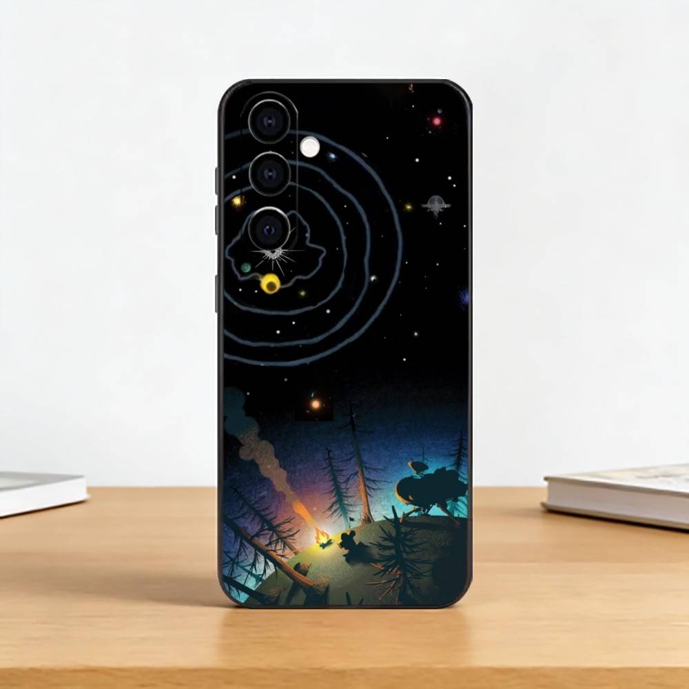 Cool Outer W-Wilds Phone Case For Samsung Galaxy A73,A72,A71,A70,A53,A52,A51,Soft Silicone Black Cover