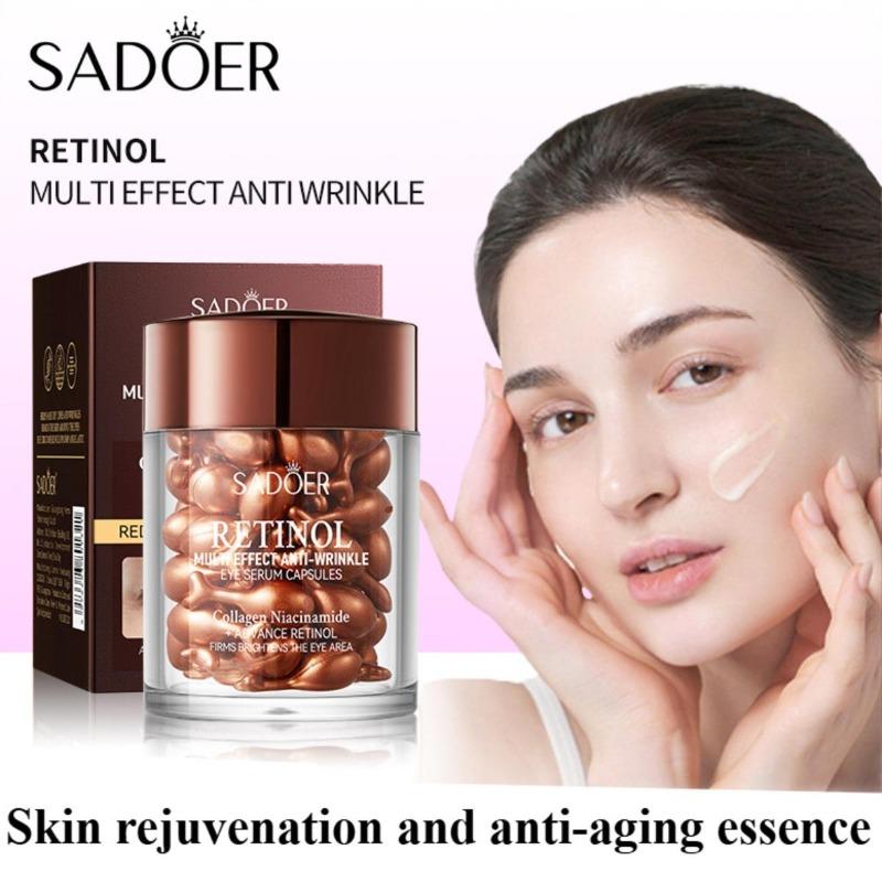 Retinol Serum Cream. 45pcs/box Multi Effect Firming Capsule Eye Cream Moisturizing Face Cream