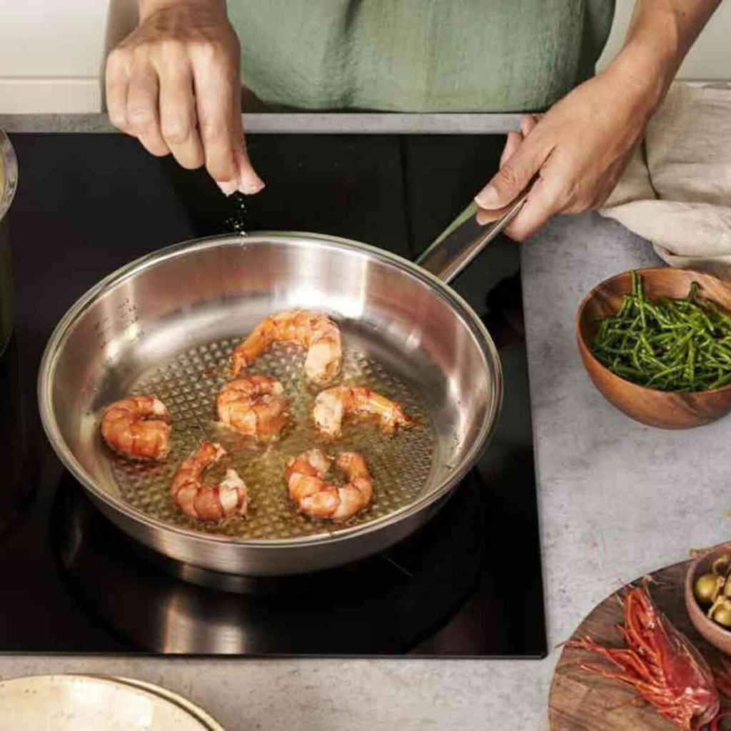 Fissler Original Profi Collection 28cm Frying Pan, Gas/IH Compatible, Made In Germany [Official Japanese Product] 084-378-28-100 Silver