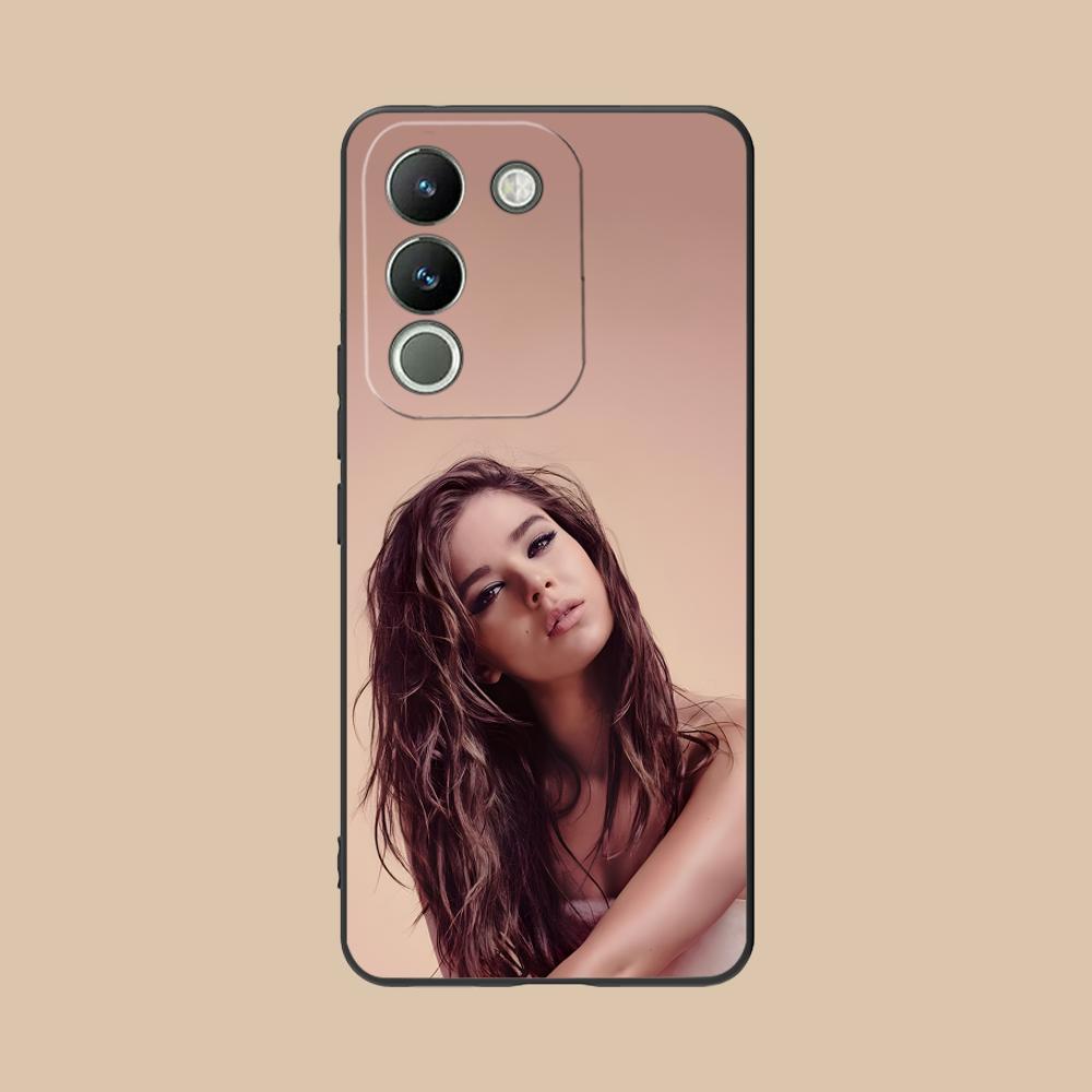 Hailee Steinfeld Matte TPU Mobile Phone Case for VIVO V60 V50 V40 V30 V29 V27 V25 V23 Pro Lite 5G Colorful Printing Cover