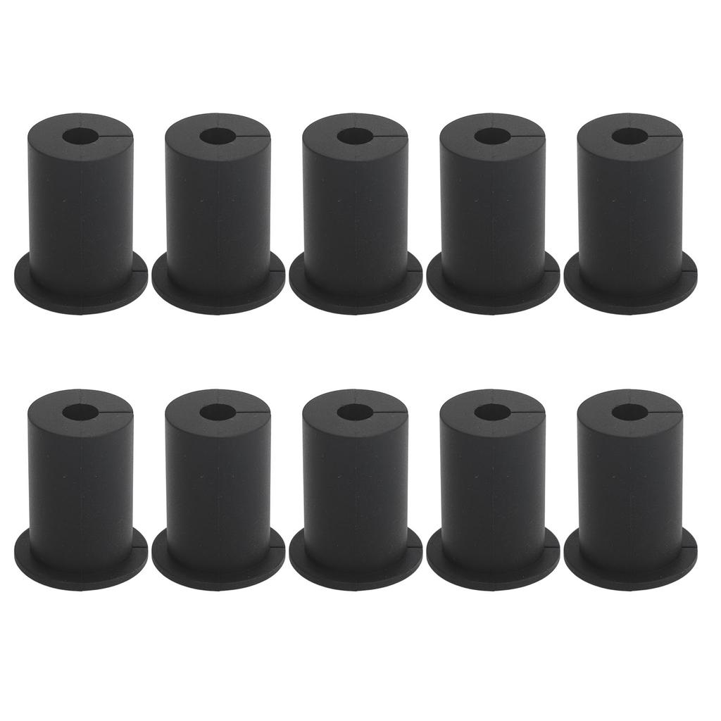 10Pcs Cable Routing Kit for Starlink Silicone Cable Feed Through Bushings,Wall Grommet for Starlink Ethernet Cable Black