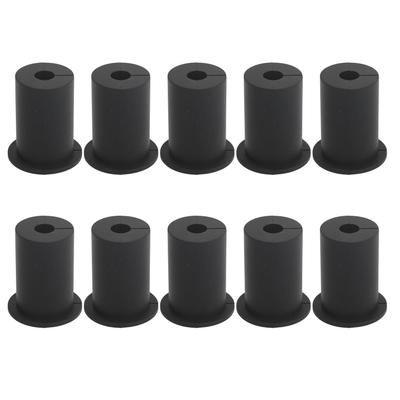 10Pcs Cable Routing Kit for Starlink Silicone Cable Feed Through Bushings,Wall Grommet for Starlink Ethernet Cable Black