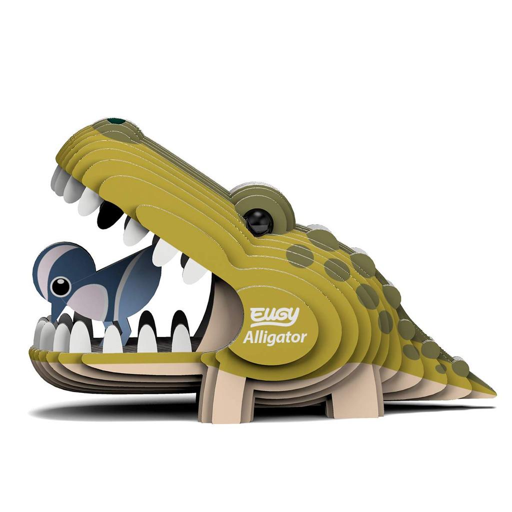 EUGY Crocodile Paper Puzzle - A Fun Educational Toy for Elementary School Boys and Girls, As Well As Adults, Making It a Great Gift.