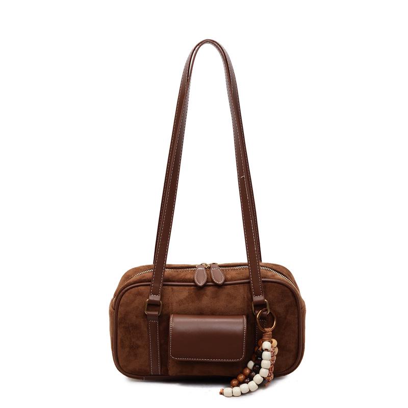 

Високоякісна зимова жіноча сумка через плече в ретро-стилі в корейському стилі Without Pendant