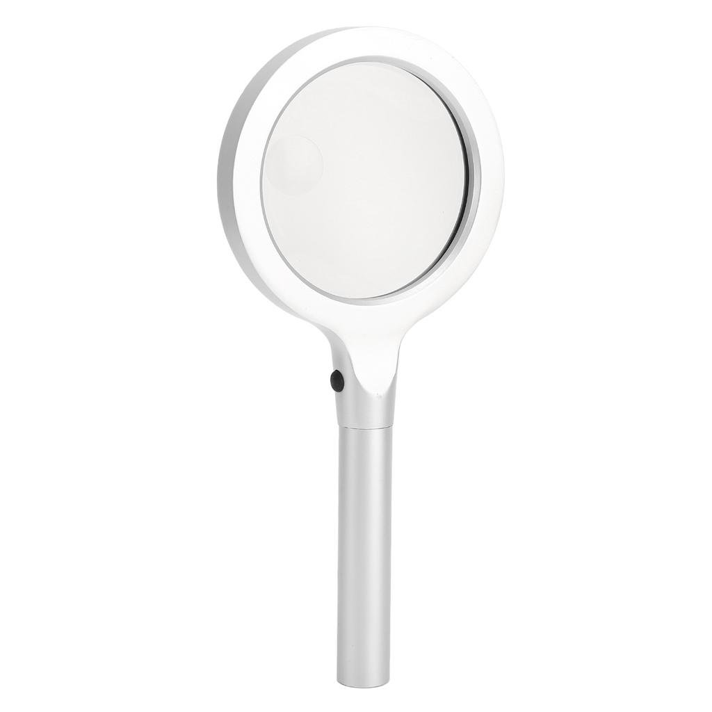 Magnifying Glass with 12 LED Lights 5X 10X Lighted Large Magnifying Glass Handheld Two Brightness Level Magnifier