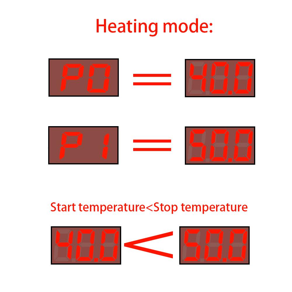 12V 24V 110V 220V Professioneller W3002 Digitaler LED-Temperaturregler 10A Thermostatregler XH-3002