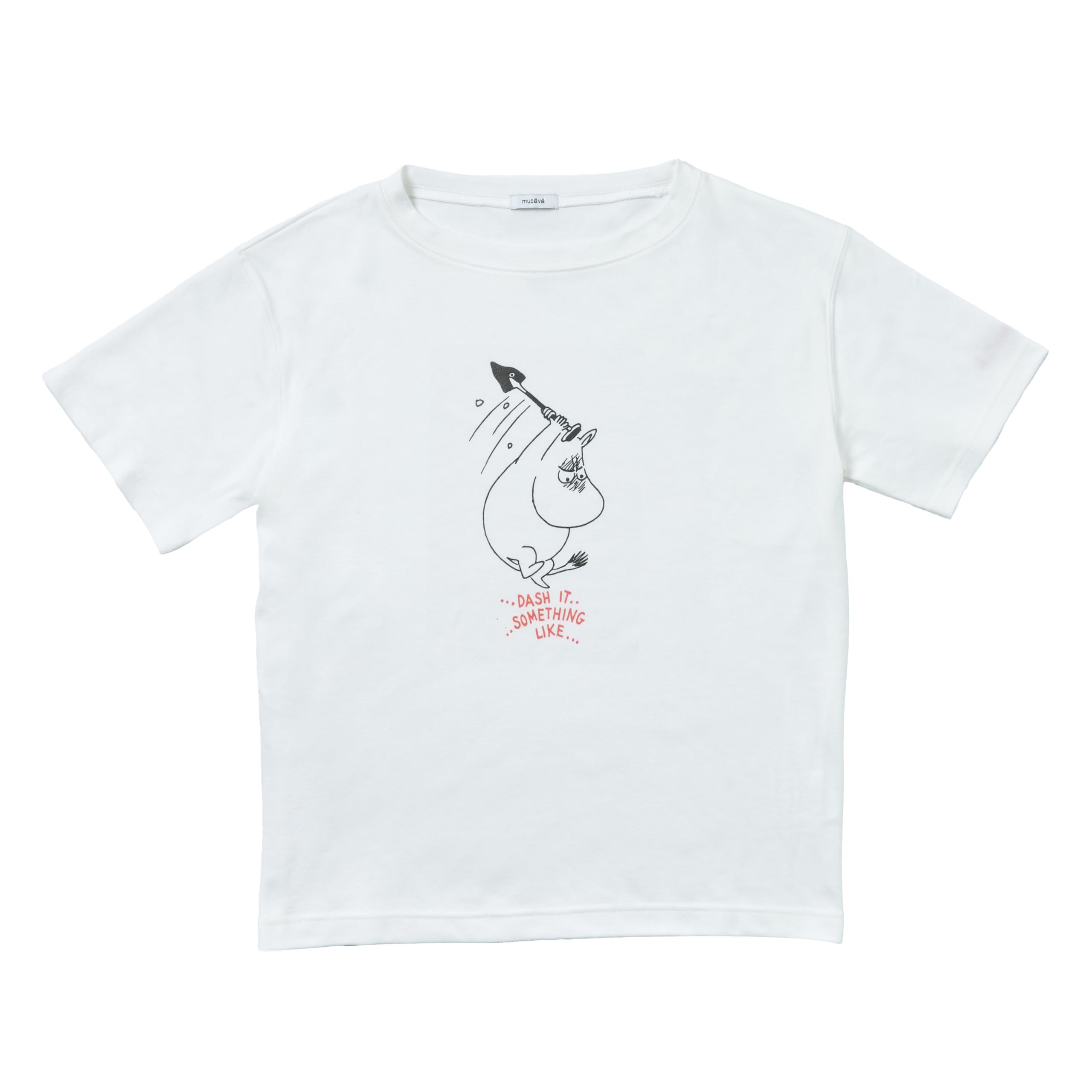 

Relaxing Wear Printed Xylitol x Material One 2 [mucävä] [Moomin Collaboration] Wear/Recovery T-Shirt Moisture-Wicking, Quick-Drying, белый