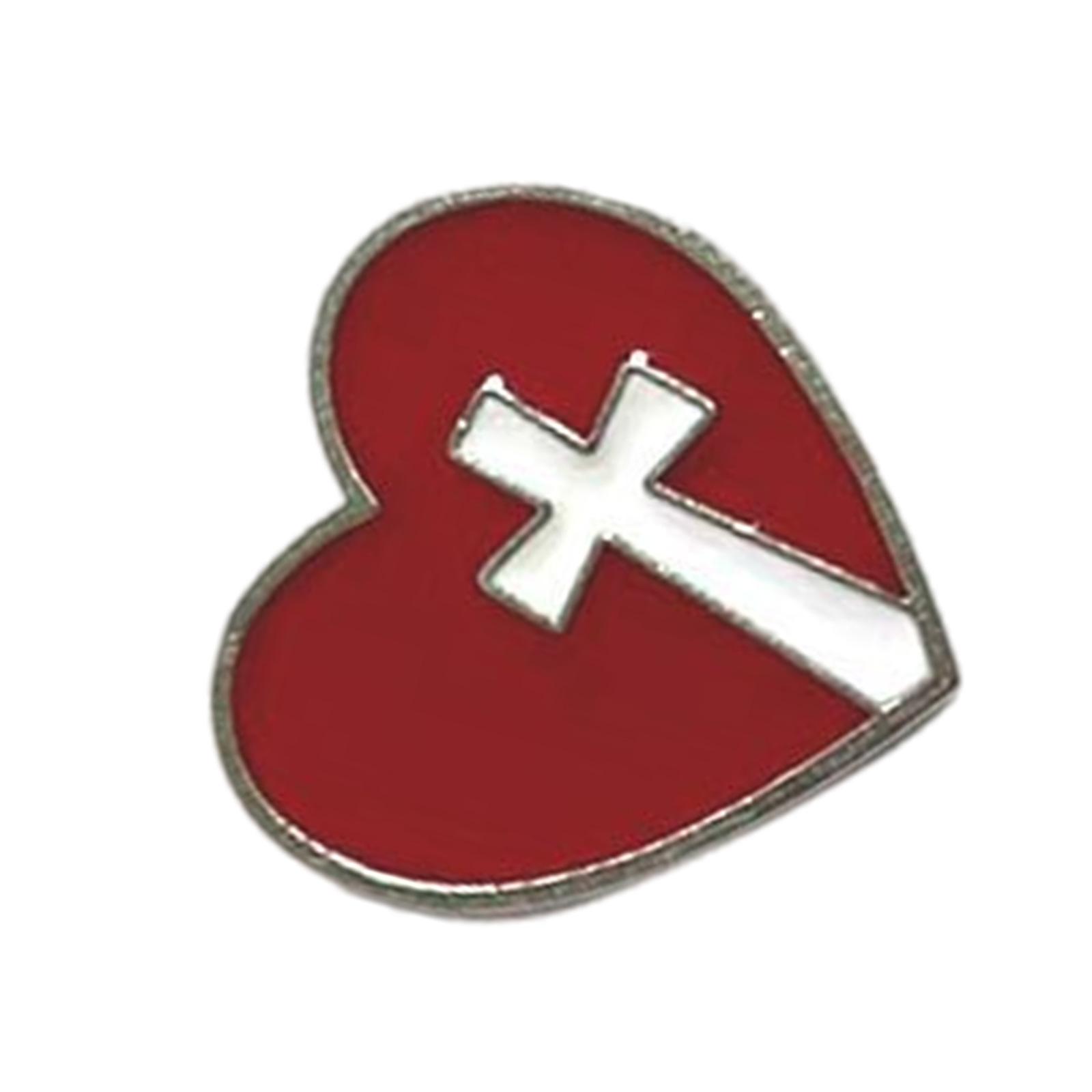 

Трендовая брошь-сердце, декоративная булавка, модный значок, сплавная текстура, одежда, ювелирные изделия для молодежного стиля и индивидуальности