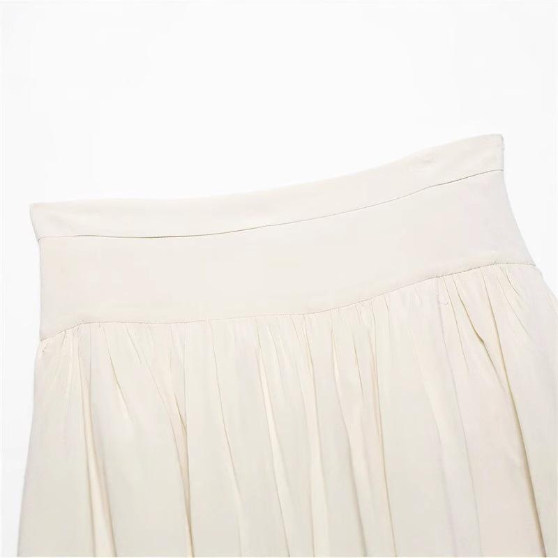 TAOP&ZA Women's Summer Fashion Ruffle Hem Skirt