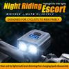 5 Modes Bicycle Front Lamp Type-C Rechargeable Bike Headlamp High Beam Low Beam Bike Handlebar Headlight Bicycle Accessories