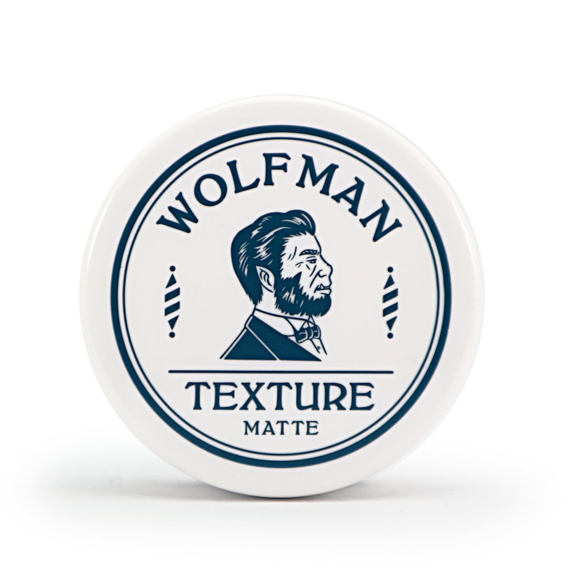 Wolfman Pomade Texture Matte Hair Wax - Refreshing bitter mint scent. Creates a matte finish. For men.