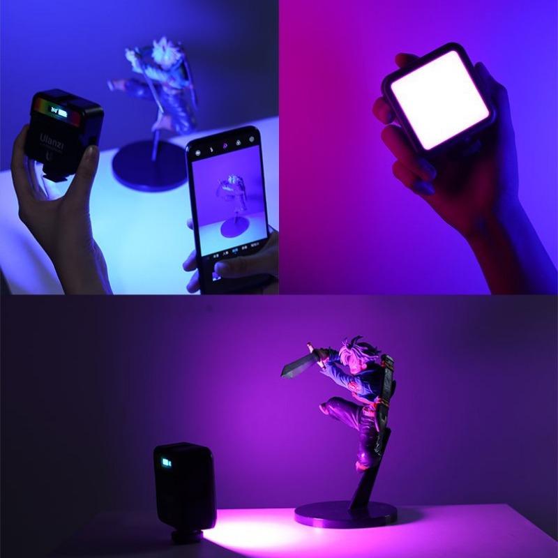 Kapesní RGB výplňové světlo přenosné malé mini LED kreativní atmosférické osvětlení světlo ruční světlo pro natáčení videa a fotografování
