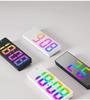LED Large Display Bedside Alarm Clock - Simple, Stylish, Colorful Screen