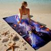 Proof Beach Towel with a Genshin Impact Characters5 Pattern - Soft,absorbent,quick-drying,machine Washable - Perfect for Swimming,camping,bathing