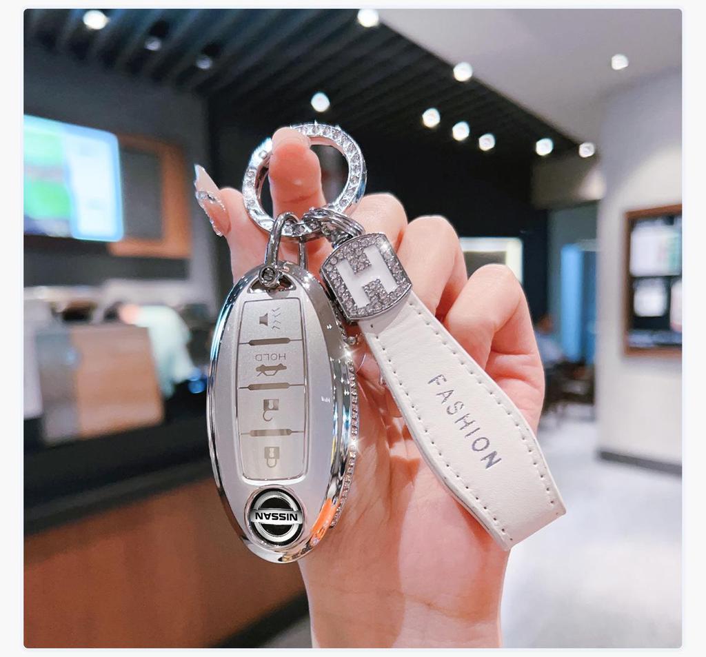 Nissan 14th Gen Key Case: Sylphy, Teana, Qashqai, X-Trail, Kicks, Murano Button Cover