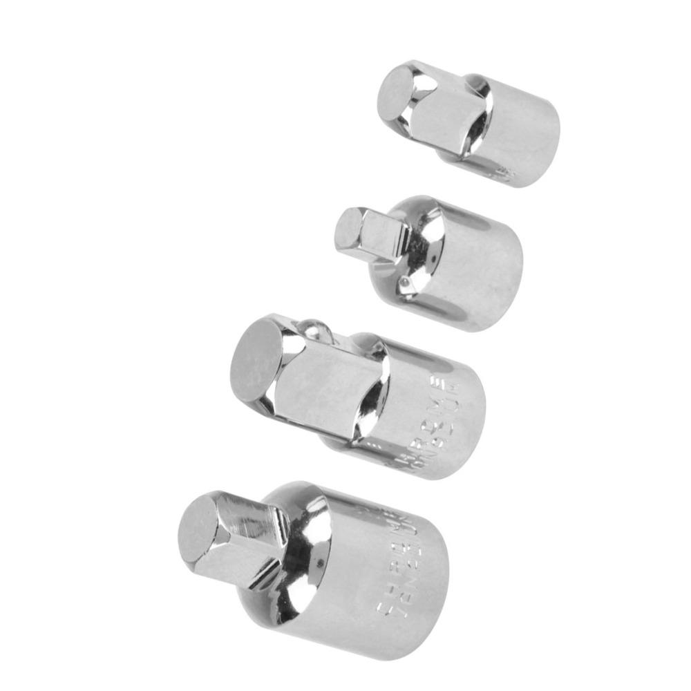 4-teiliges Steckschlüssel-Adapter-Set 1/4" 3/8" 1/2" Antriebsratschen-Adapter-Reduzierer-Set Automobilwartung
