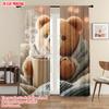 2pcs   Plane Printing Contemporary Curtains