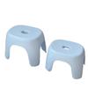 Sturdy Durable Plastic Low Stool for Adults - Living Room, Bathroom, and Shoe Changing Bench