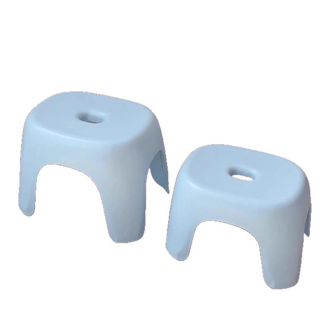 Durable Plastic Low Stool for Bath and Living Room