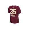 Jordan Letter And Number Print Ribbed Crew Neck Short Sleeve T-Shirt Men T-Shirts Deep-Red HV1359-622