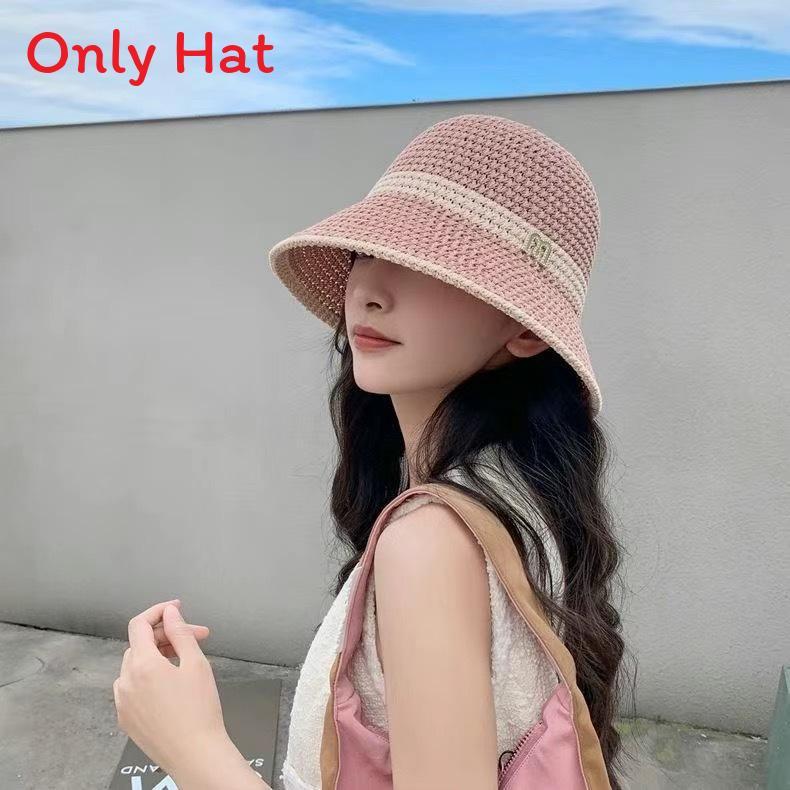 Sun Protection Sunhat For Women Foldable Korean Style Breathable Wide Brim Summer Hat