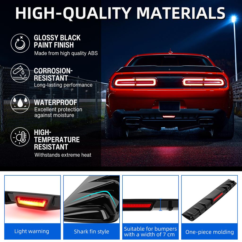 Labbro Paraurti Posteriore Auto 34" Diffusore Posteriore Universale Stile Pinna di Squalo Diffusore Piatto Per Infiniti Ford Acura TL VW Golf Toyota Nissan