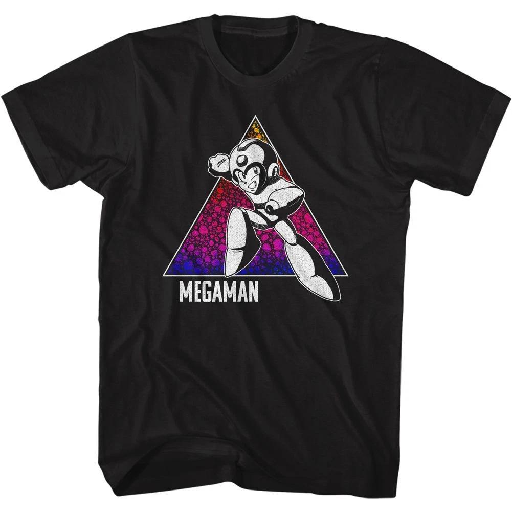 Mega Man Color Triangle Black Gaming Children s T-shirt 160