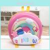 Kids Cartoon Donut Shell Backpack With Cartoon Rainbow Design For School Kids