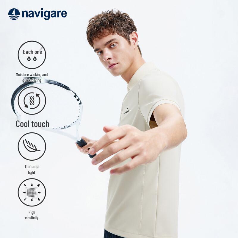 Navigare Men s Short Sleeve Polo T-Shirt S