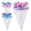 Hair Remover For Laundry 3X Lint Catcher Mesh Bag Conical Reusable Floating Hair Filtering Mesh Removal Lint Cleaning Tool For