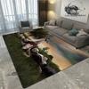 The Vampire Diaries Damon salvatore print carpet Yoga mat area rug room decor door mat Non -slip carpet kawaii rug Birthday Gift