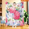 A 2D Flat Printed Blanket Featuring a Comfortable Floral Butterfly Design, Perfect for Spring And Summer. Suitable for All Seasons, This Soft And Cozy
