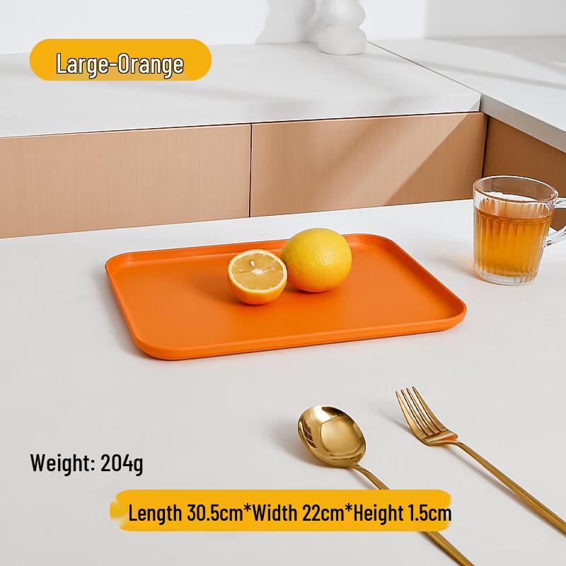 Extra Thick Orange Rectangular Straw Storage Trays - 10 Pack