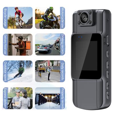 Mini Body Camera Magnetic Back Clip Design 1080P Recorder Adjustable Lens for Delivery Personnel & Private Investigator