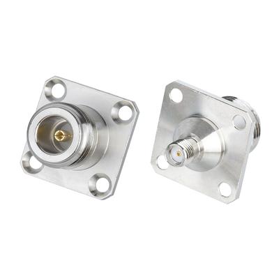 1Pcs N Type Female To Sma Female Water Proof Flange Connector Sma To N Female O-Ring Washer